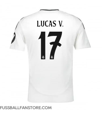 Real Madrid Lucas Vazquez #17 Replik Heimtrikot 2024-25 Kurzarm